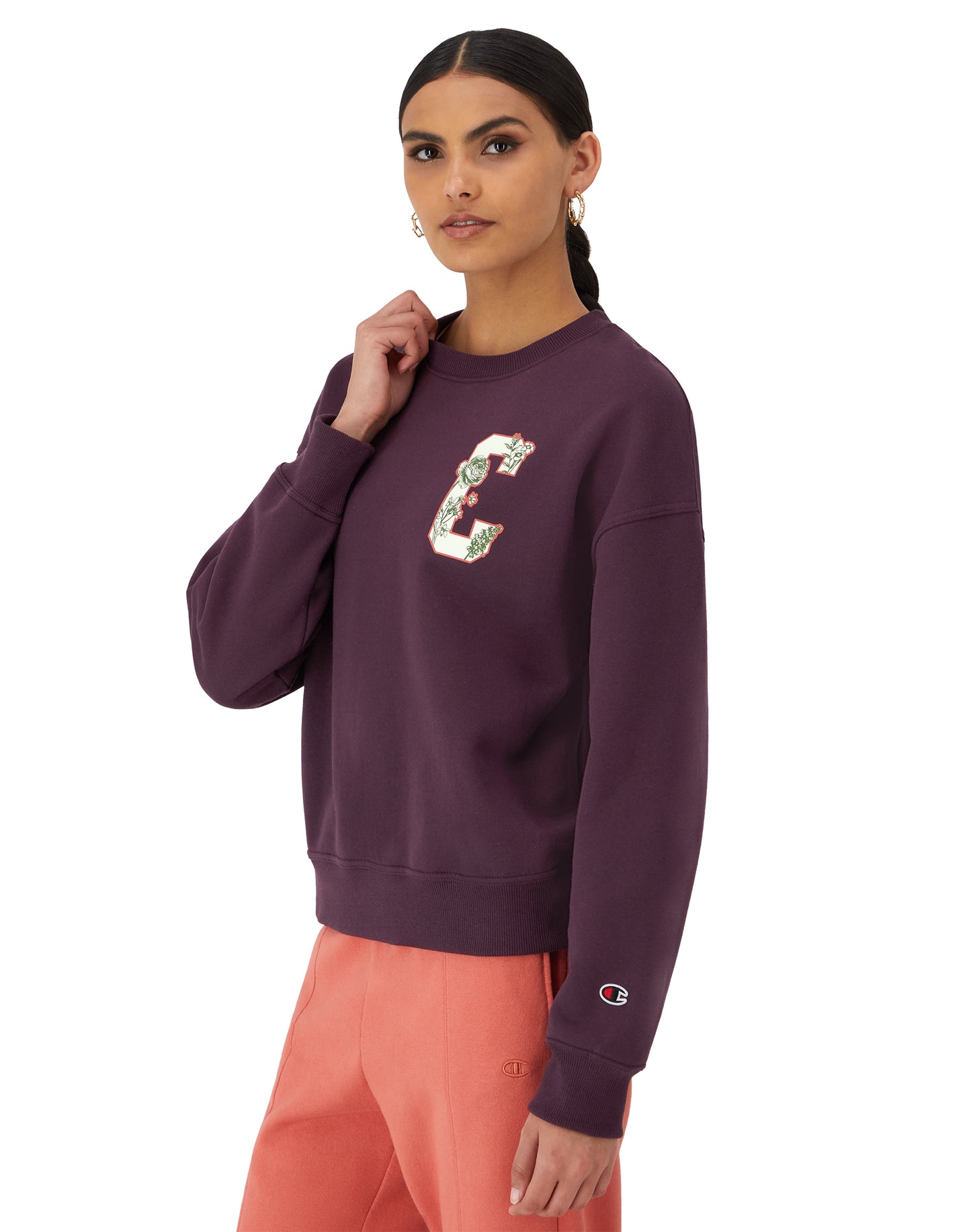 Sudadera "Crewneck Logo C Floral"