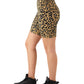 Biker Short Tacto Suave Print Leopardo