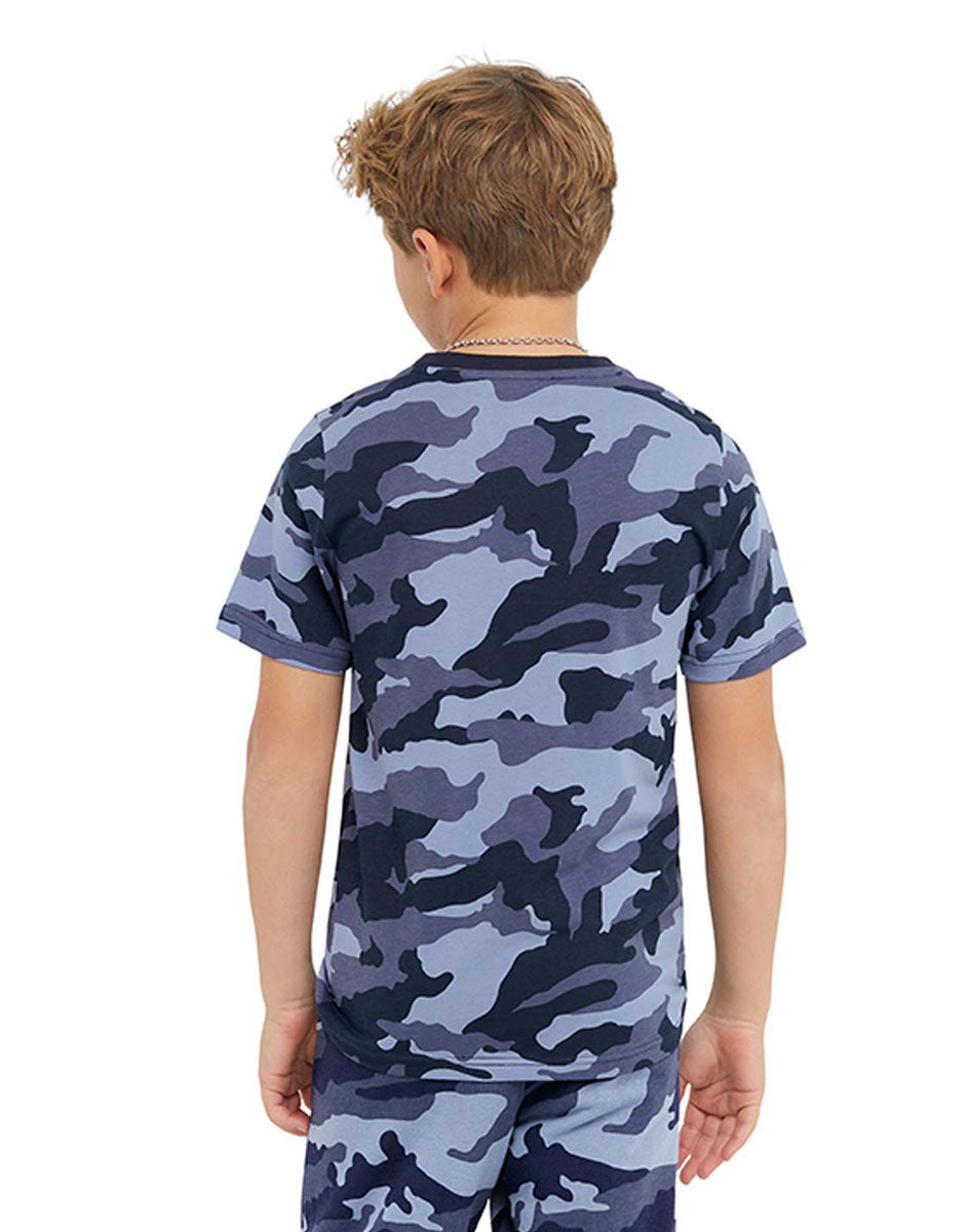 Playera Para Niño Tee Camo Champion