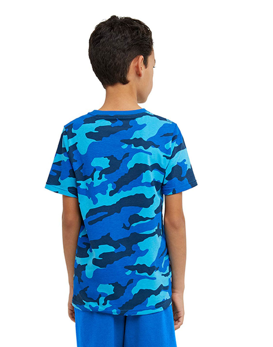 Playera Para Niño Tee Camo Champion