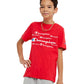 Short-Sleeve Boys' T-Shirt, Multi Classic Script