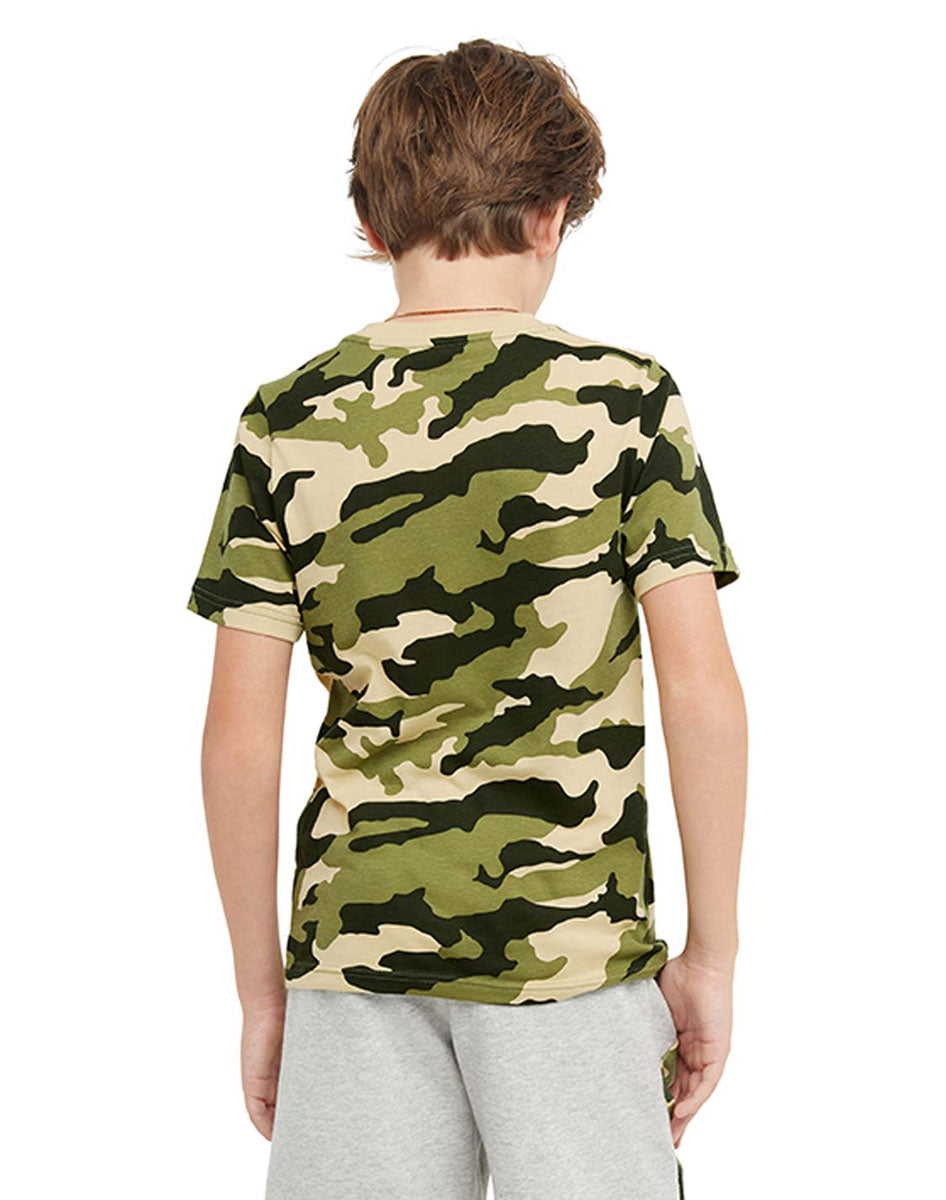 Playera Para Niño Tee Camo Champion