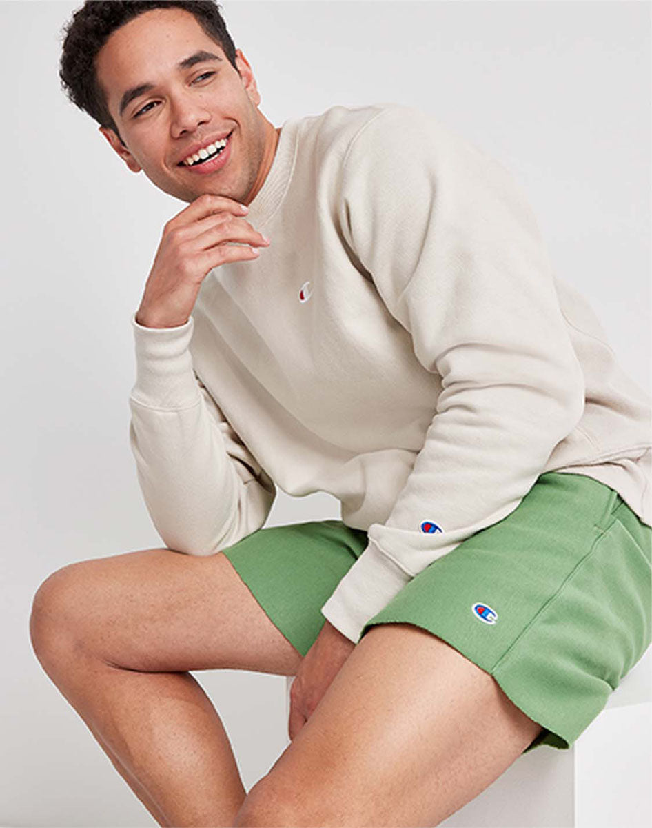 Green champion shorts best sale