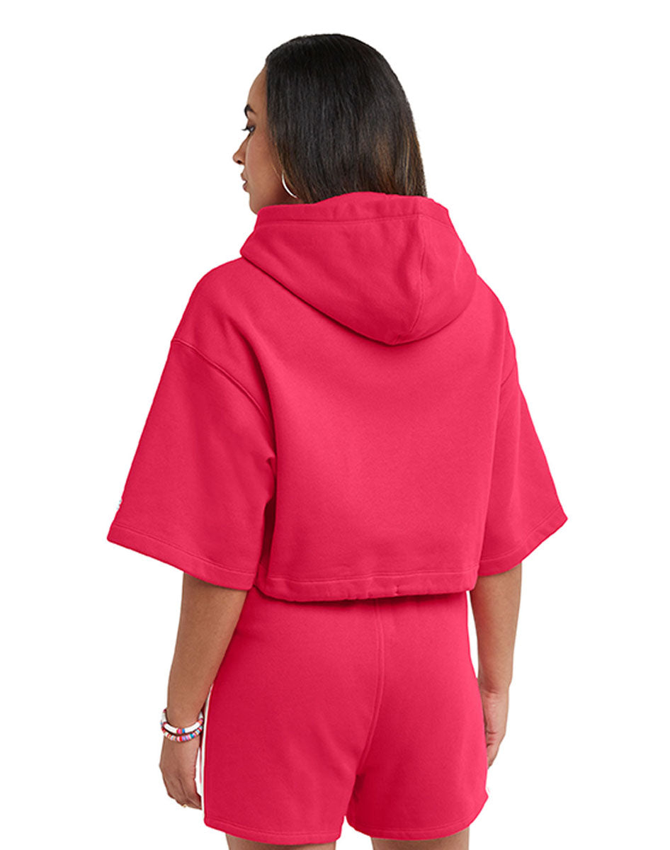 Sudadera Para Mujer Cinched Short Sleeve Po Hood Champion