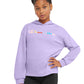 Sudadera Para Niña French Terry Hoodie Classic Rainbow Script Champion