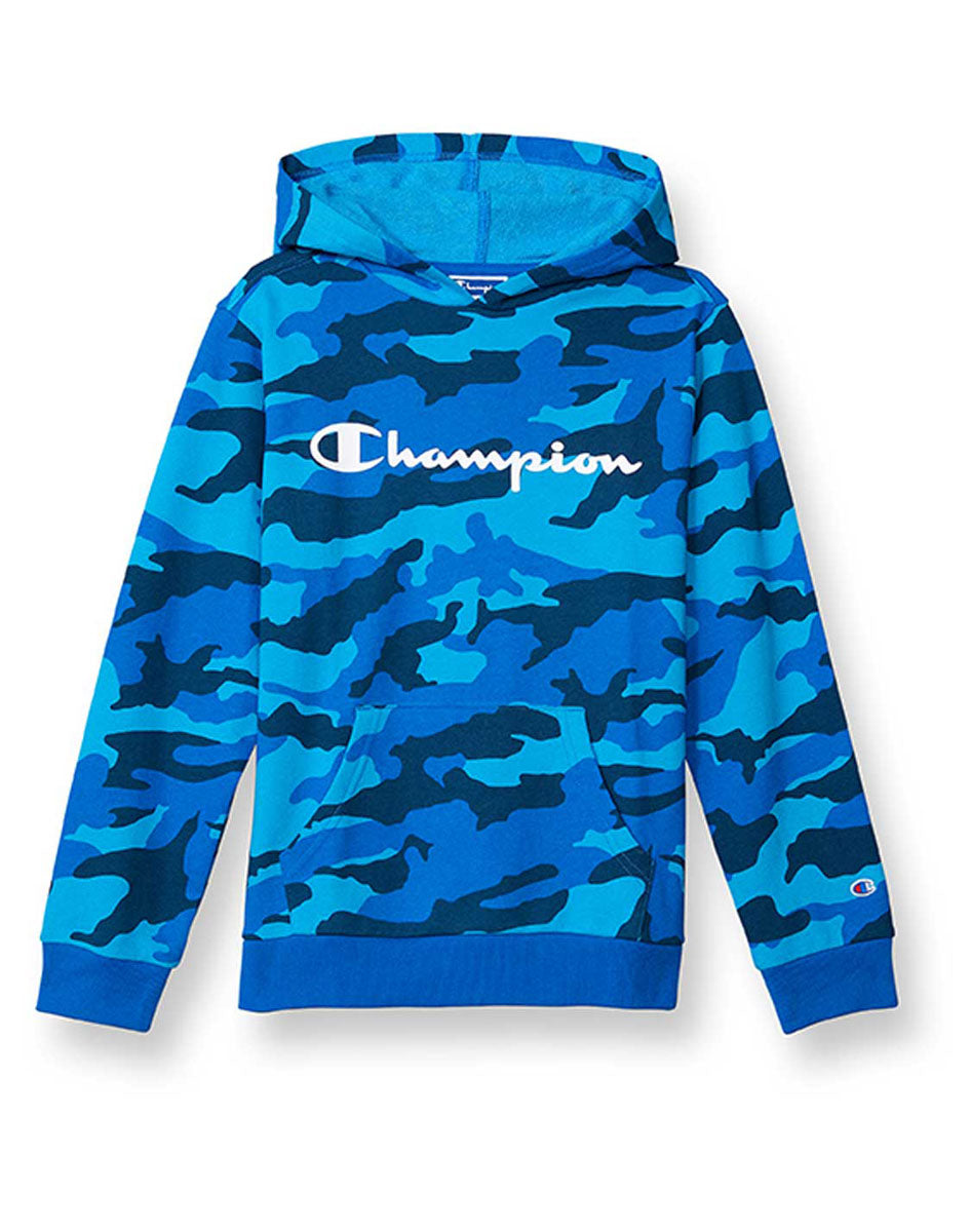 Sudadera Para Nino French Terry Hoodie Camo Champion Champion Mexico