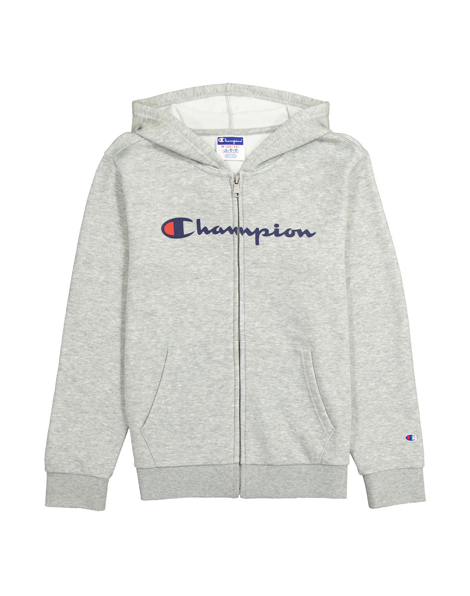 Powerblend Full Zip Fleece Hoodie Kids Champion