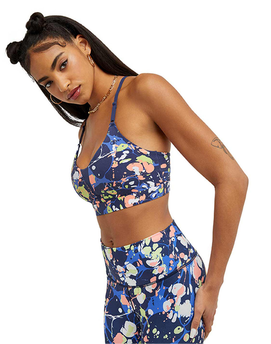 Floral sports bra on sale