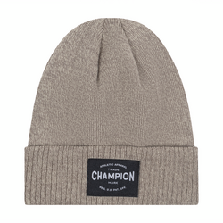 Gorro café con logo Champion