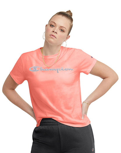 Playera Para Mujer Classic Tee - Graphic Champion