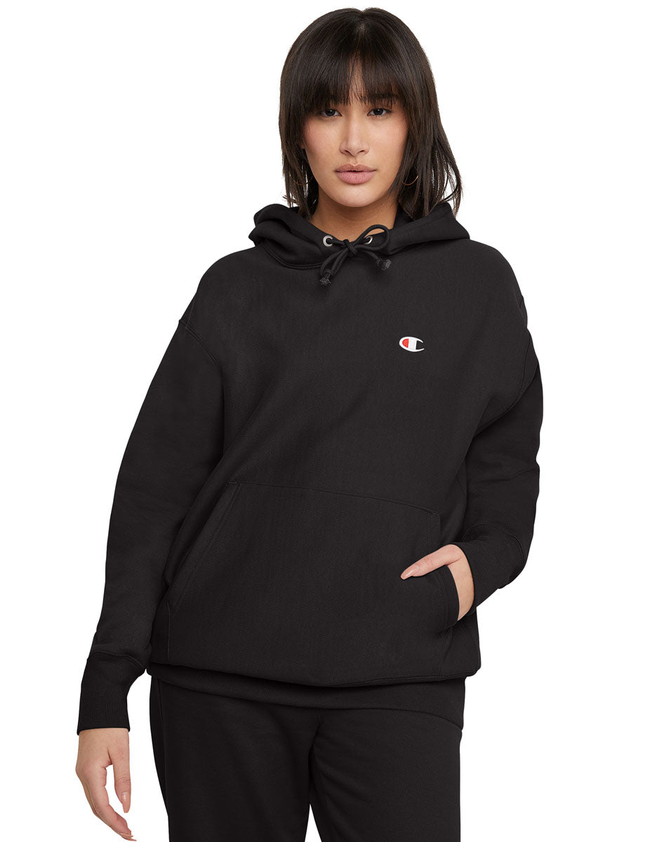 Sudadera Para Mujer Boyfriend Reverse Weave Po Hood Champion Morado ECH